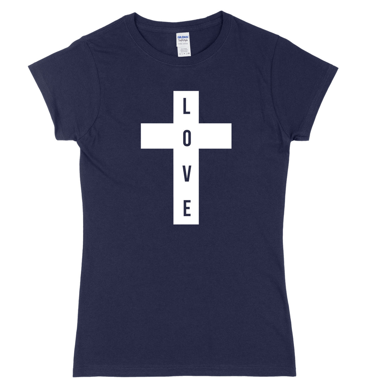 Love Cross Womens Ladies Slim Fit T-Shirt