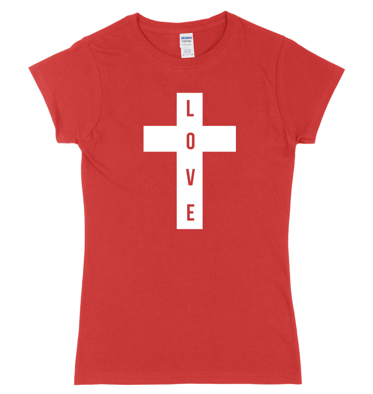 Love Cross Womens Ladies Slim Fit T-Shirt