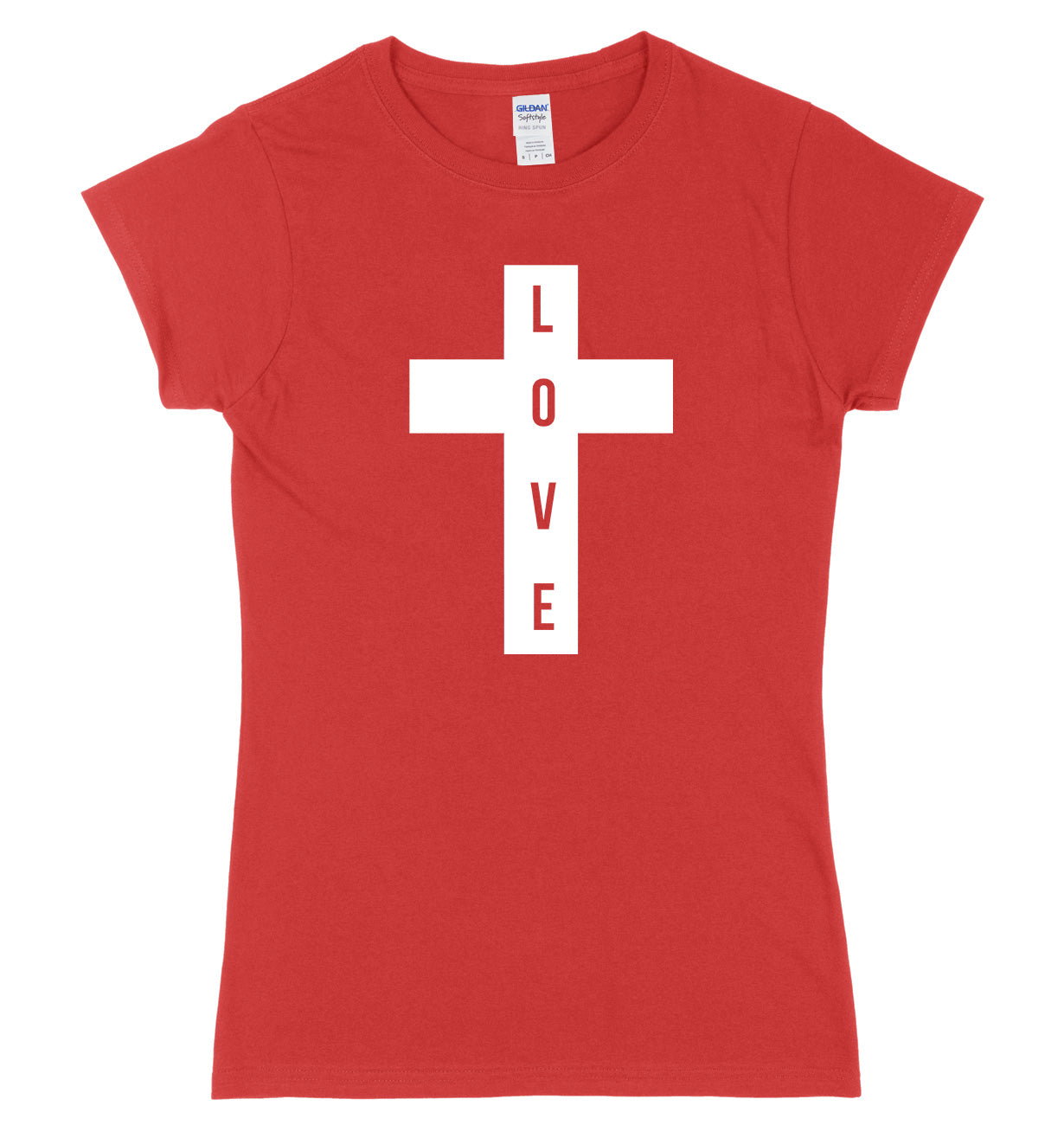 Love Cross Womens Ladies Slim Fit T-Shirt